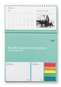 CALENDARIO TAVOLO CON POSTIT